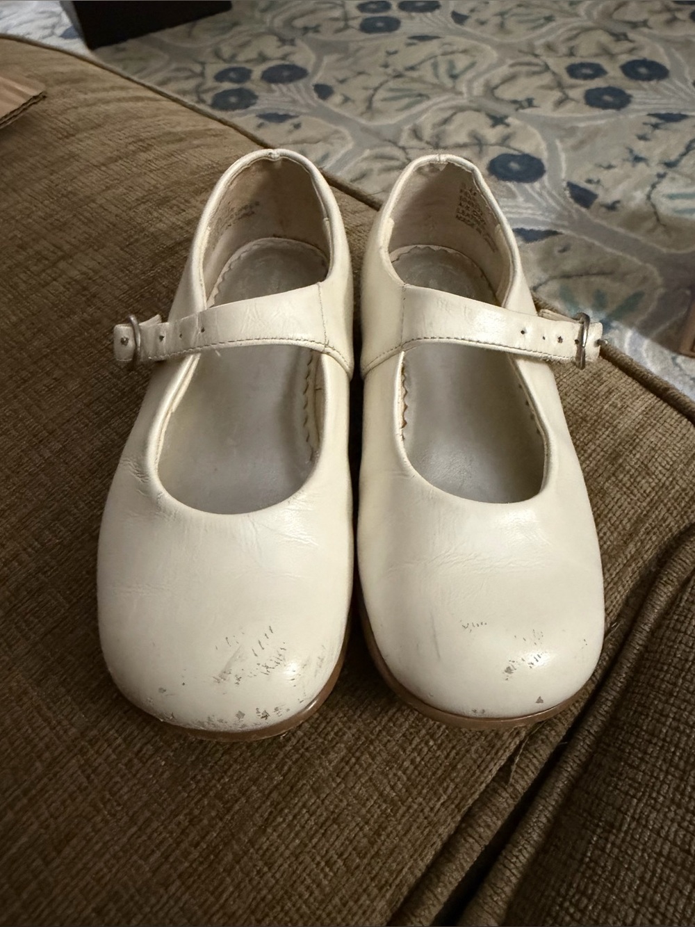 Stride-rite Ivory Size 9 M Leather Mary Jane Shoes